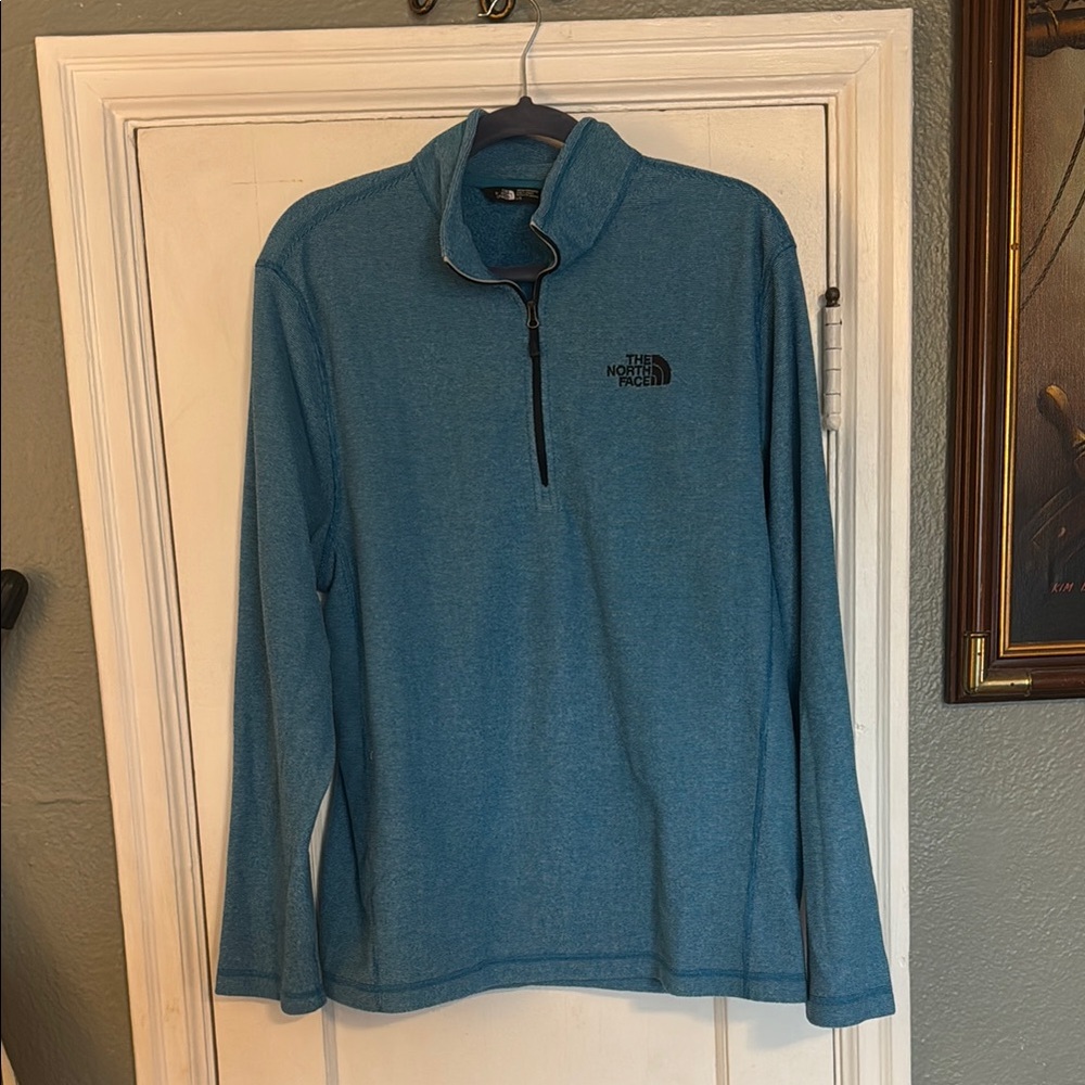 The North Face Blue Quarter-Zip Pullover